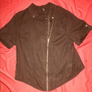 Torrid gothic biker jacket
